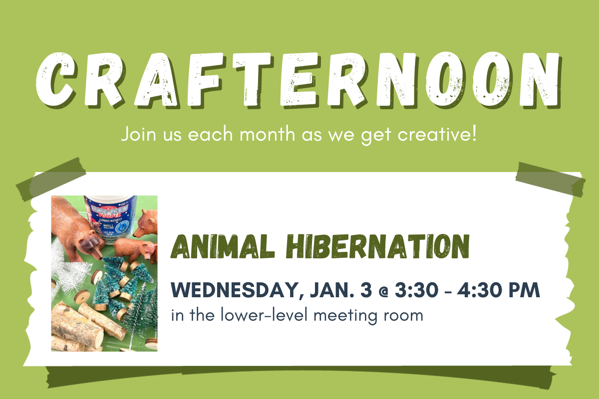 Crafternoon: Animal Hibernation Craft