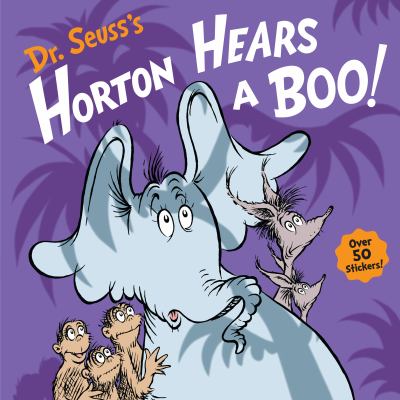 Cover of Horton Hears a Boo!: Illustration of elephant