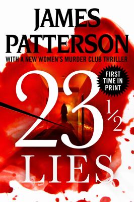 Cover of 23 1/2 Lies: Red hallway with dark figure