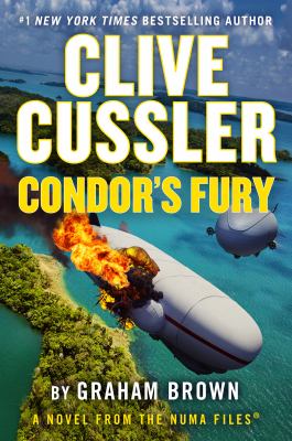 Cover of Condor's Fury: Blimp on fire over island