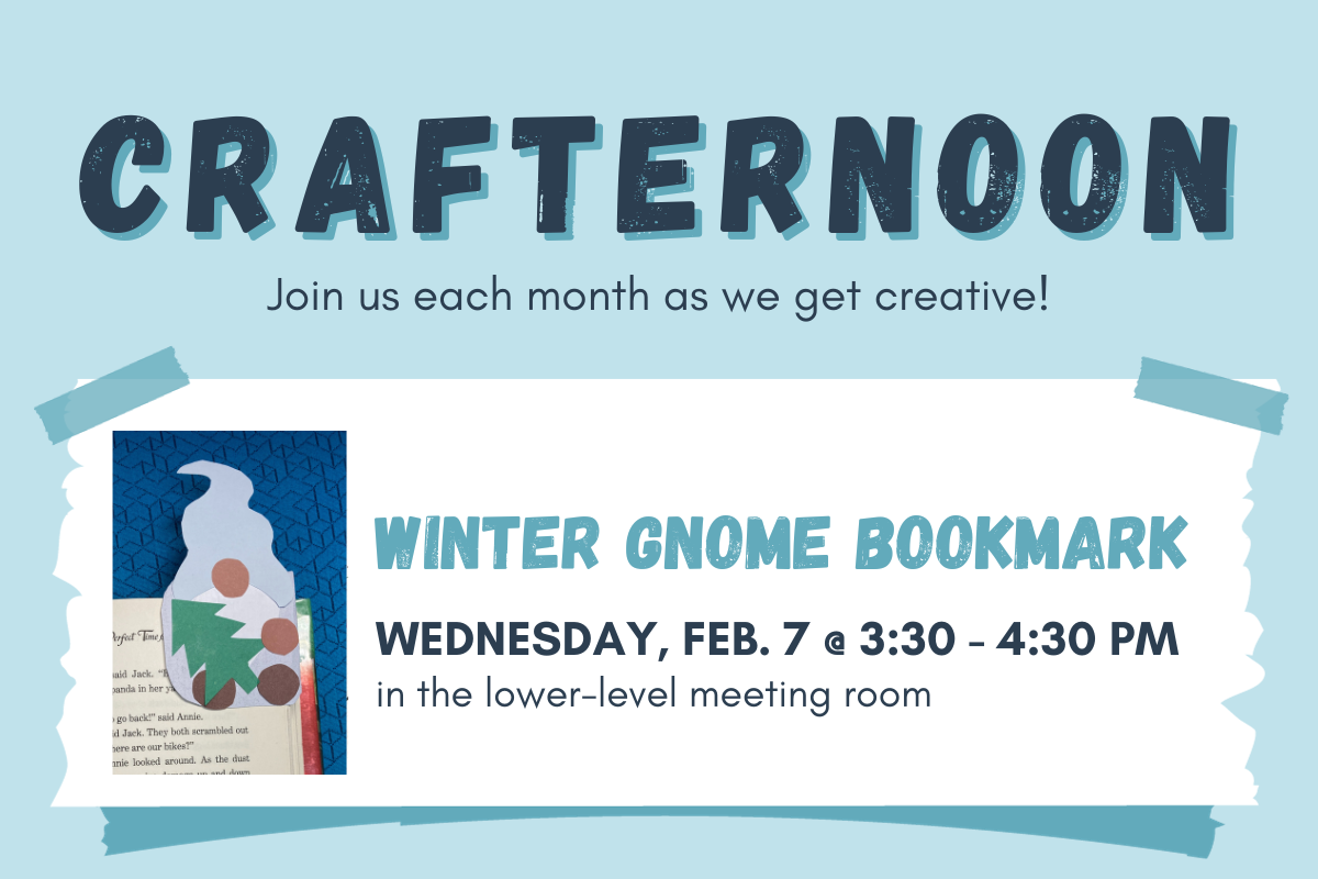 Crafternoon: Winter Gnome Corner Bookmark
