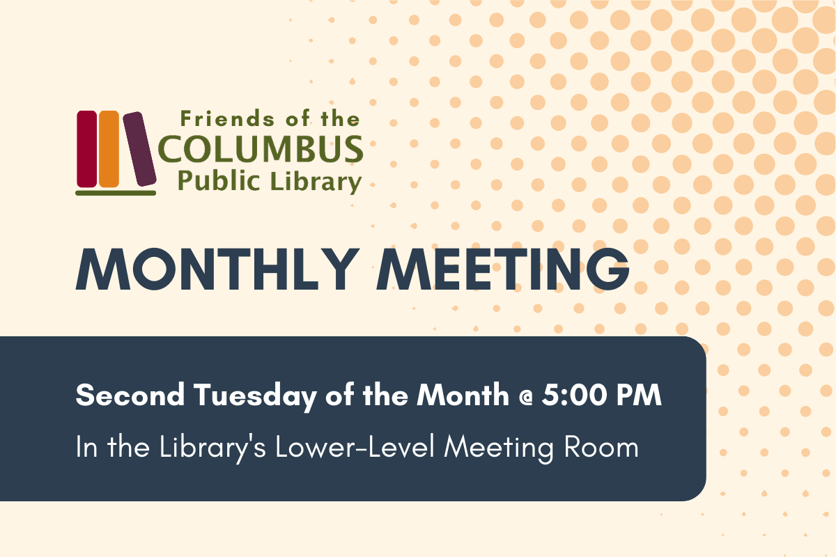 Friends of the Columbus Public Library Meeting