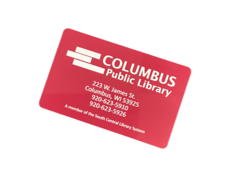 Columbus Public Library card