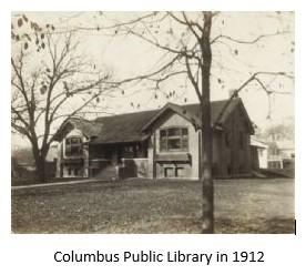 Columbus Public Library in 1912