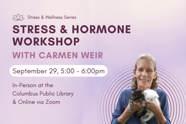 Headshot of Carmen Weir holding two kittens