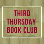 Third Thursday Book Club in red letters